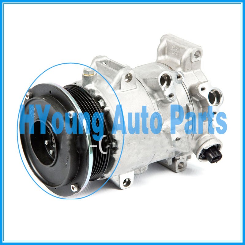 7pk-compressor de embreagem automotiva, 132mm, ar/c, toyota camry rav4, 2006-2011, 2016-2018, 2016-2018, 2016-2018, 2010-2018, 447260, 1201