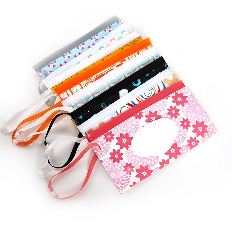 Eva Baby Nat Vegen Pouch Snap-Band Navulbare Natte Doekjes Tas Veeg Houder Case Outdoor Draagbare Herbruikbare Nuttig Tissue doos