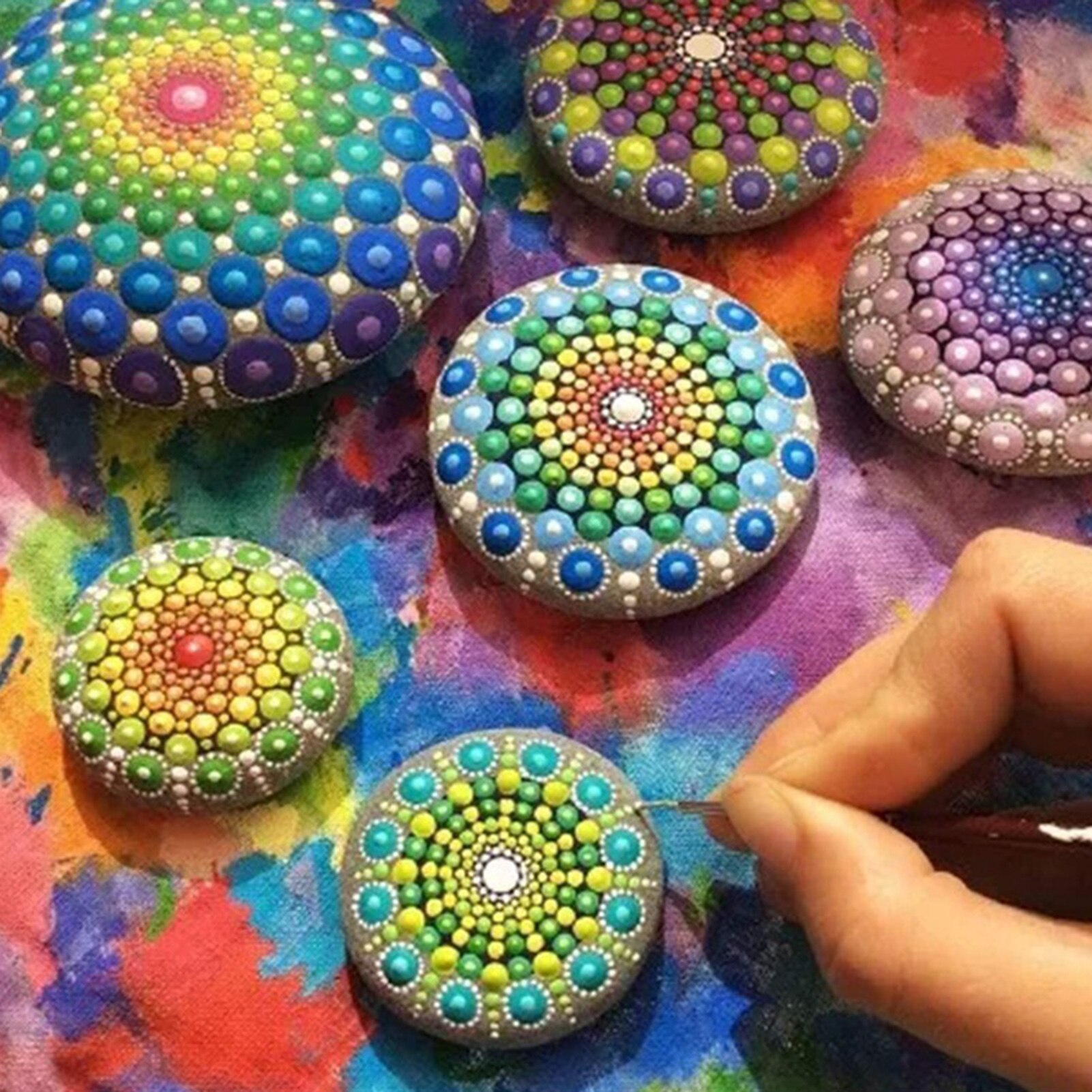 16/18/34/35 piece set Painting Tool Set Reusable Unique DIY Stippling Equipment Kit Painting Tool Pen Combination Set