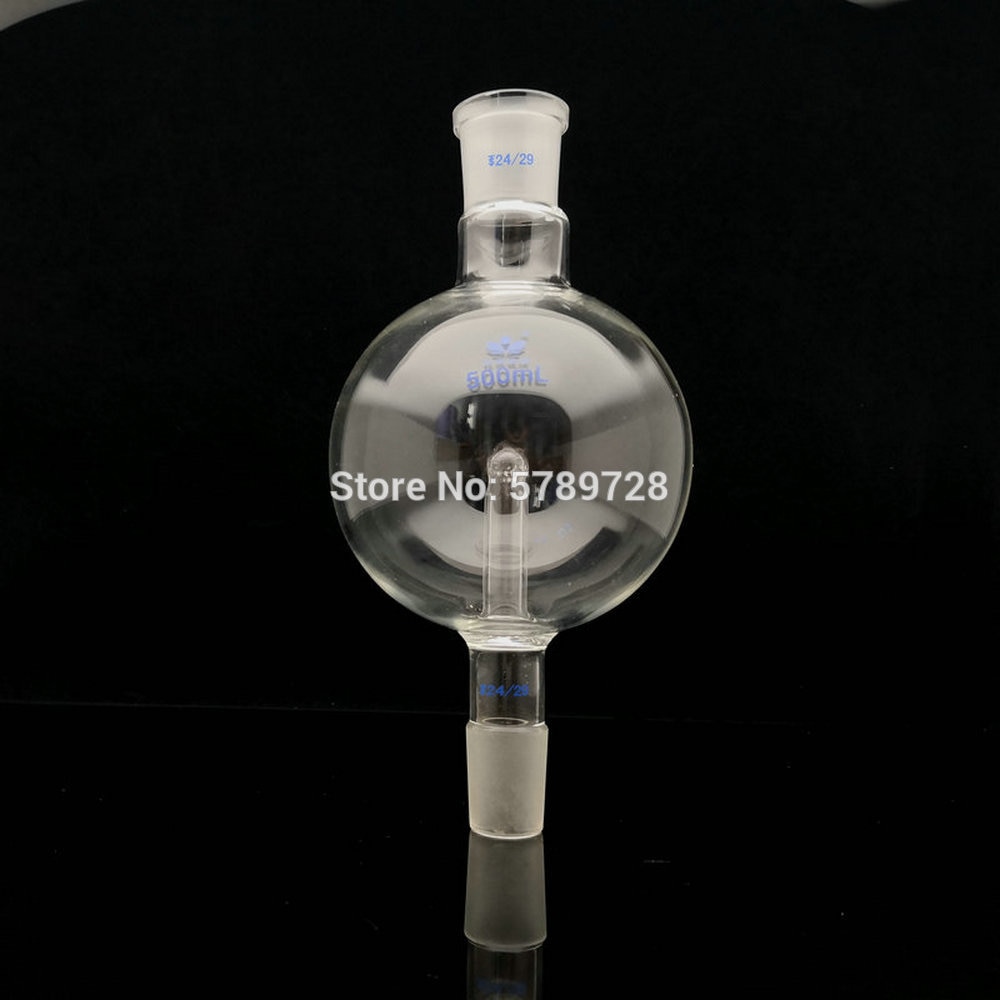 1Pcs 50Ml Tot 1000Ml Glas Rechte Splash Bal, explision-Proof Bal Met Ground Joint 19 #24 #29 # Roterende Verdamper Accessoires