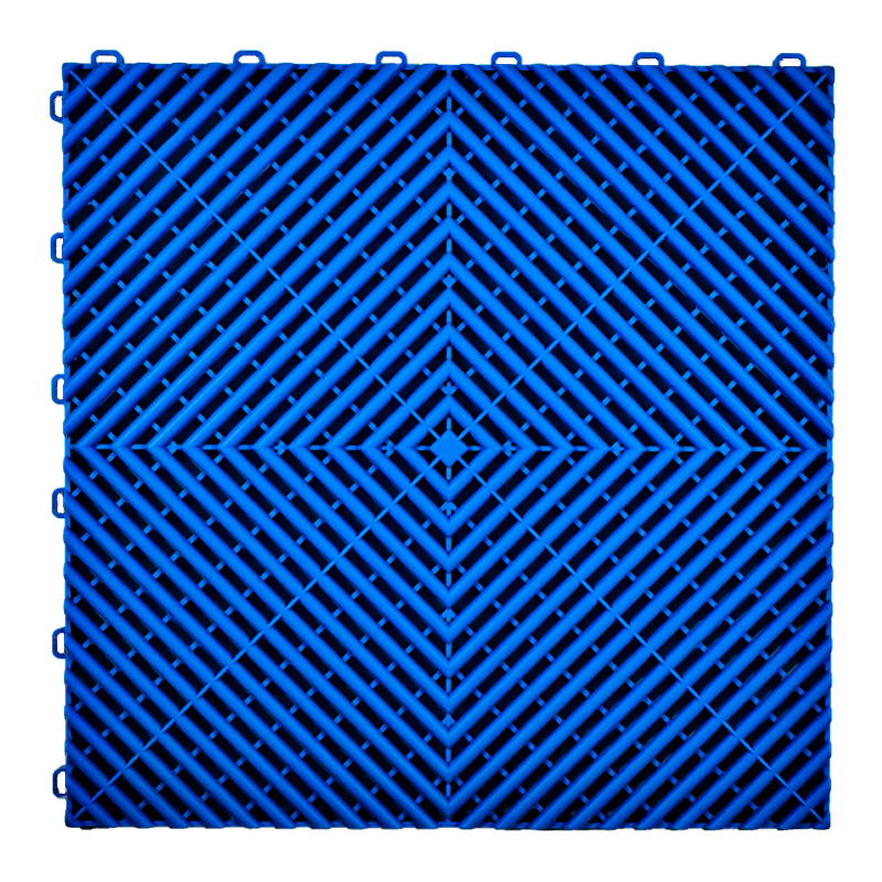 Diy 2025 fábrica mayoristas precio fuerza coche garaje piso rejilla plástico Modular entrelazado azulejos Pp garaje piso azulejos: Borgoña