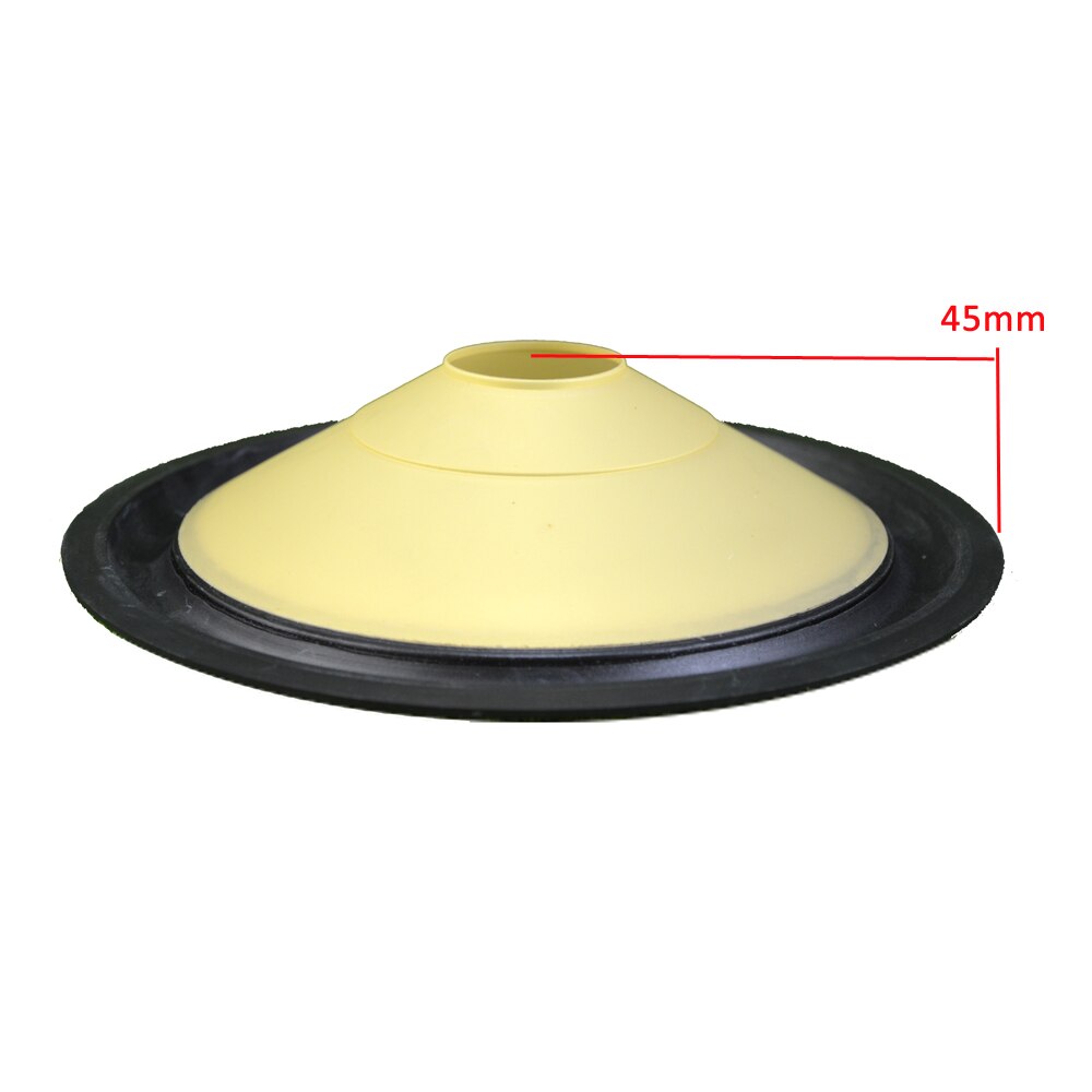 8 inch Loudspeaker Paper Cone (195mm*180mm*150mm*35.5mm) 45mm Height With PP Rubber Edge Speaker Yellow Woofer Paper Cone