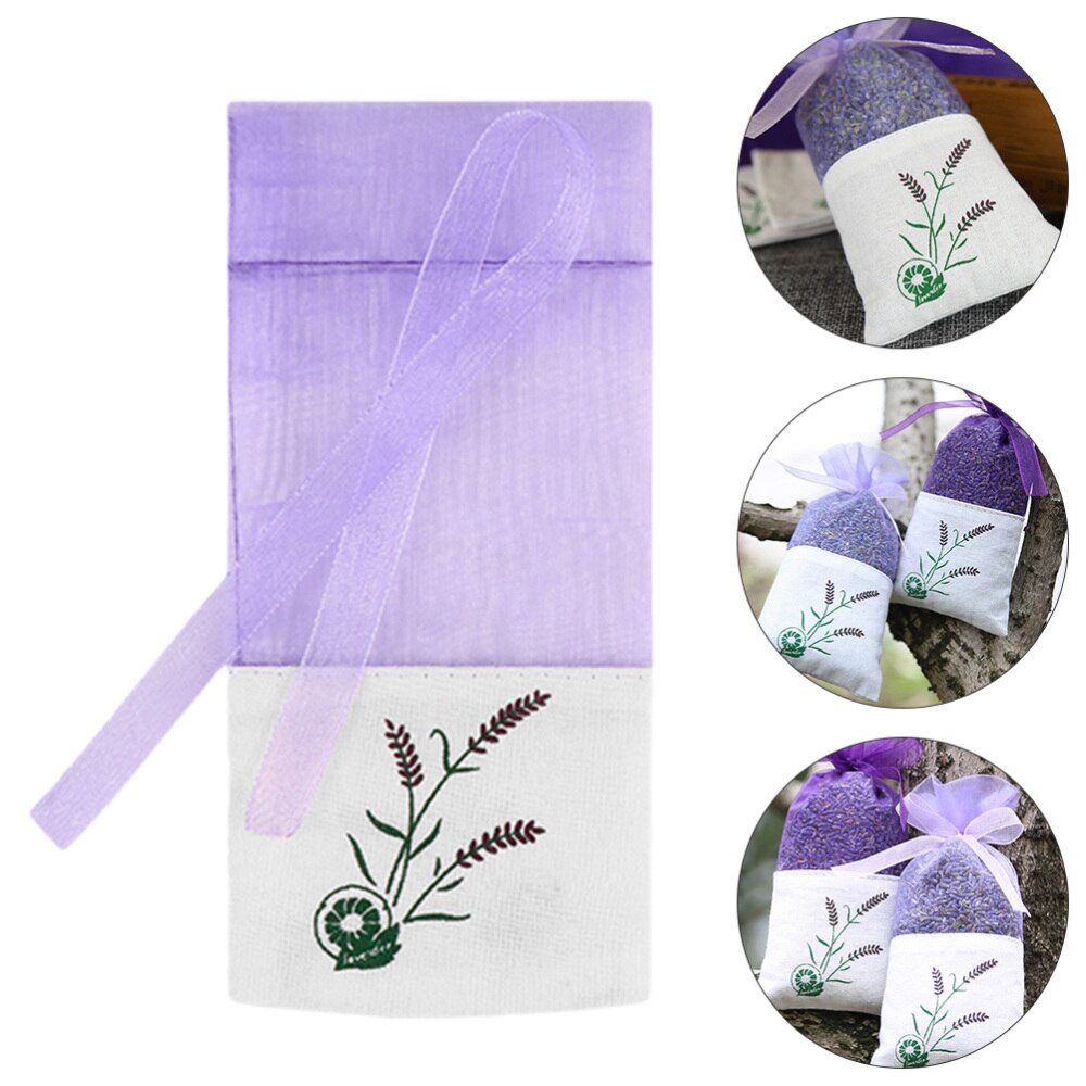 12pcs Lavender Sachets Empty Sachets Bags Gauze Storage Bags for Spice Packing