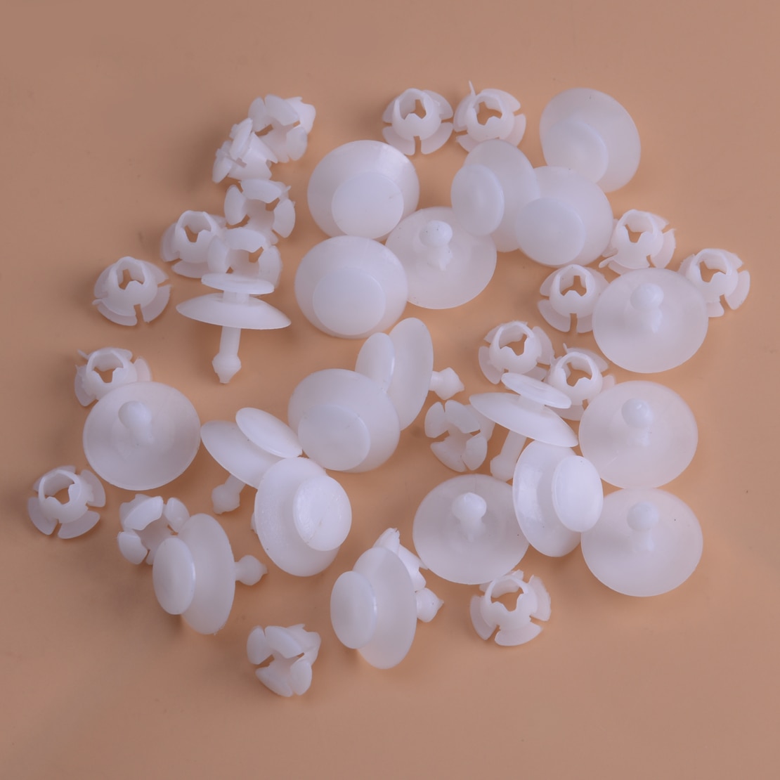 CITALL 20 sets Plastic Front Rear Bumper Fixing Fastener Clip Trim Fit for Ford KA 1996 1997 1998 1999 2000 2001 2002 2003