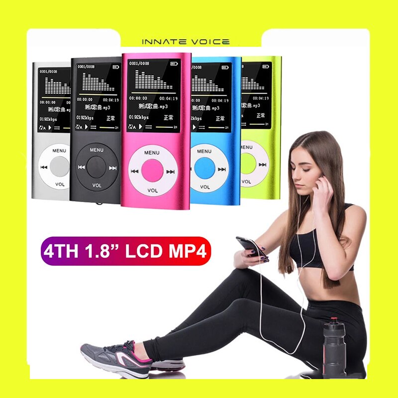 ZK50-reproductor Mp4 MX890, Radio FM deportiva portátil, reproductor multimedia de vídeo y música LCD de 1,8 pulgadas, Radio FM, micrófono, reproductor de Audio y vídeo