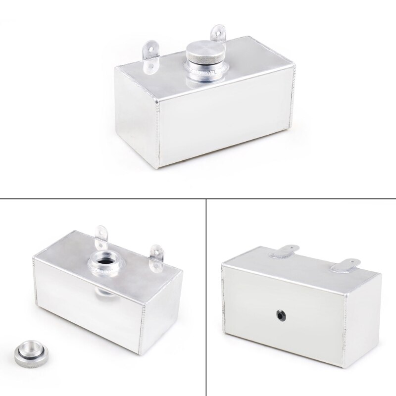 Universal Aluminum Coolant Overflow Tank - 0.75L Capacity, Performance Upgrade
