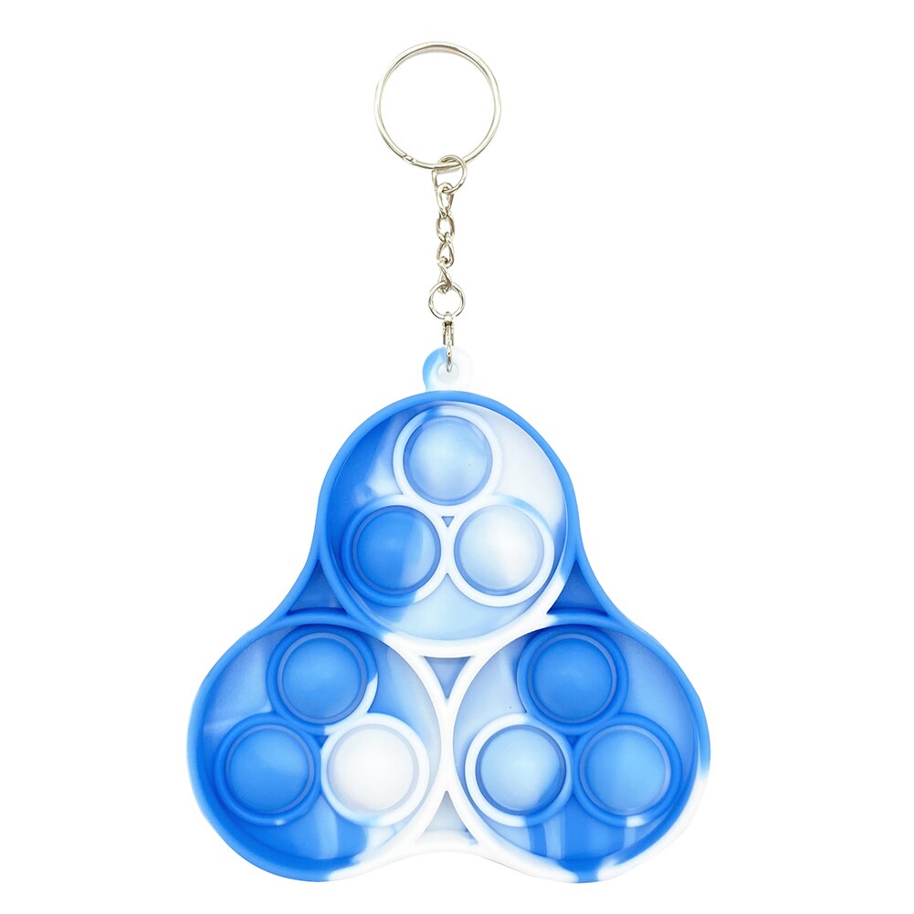 Push Bubble Fidget Sensory Toys Relief Stress Desktop Game Anti Stress Push Bubble Keychain Fidget Sensory Relaxing Toy: 01