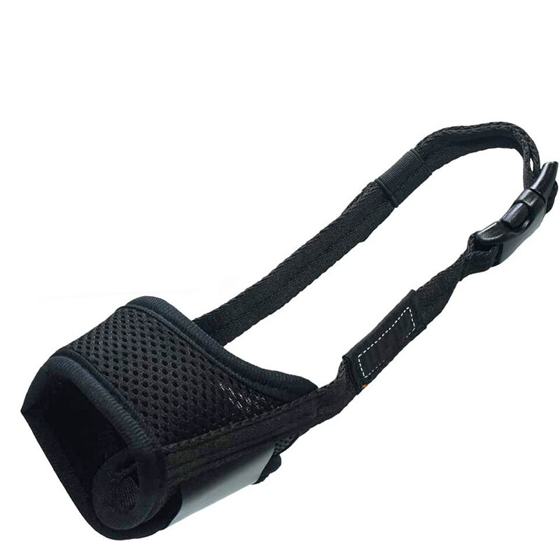 Muselière Pour Chien En Maille Douce - Taille L - Empêche Morsure, Permet Haleter Et Boire - Réglable - 4