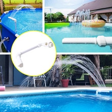 Juego de fuente de catarata para piscina, características de PVC, piscinas de agua, decoraciones de Spa, accesorios de piscina