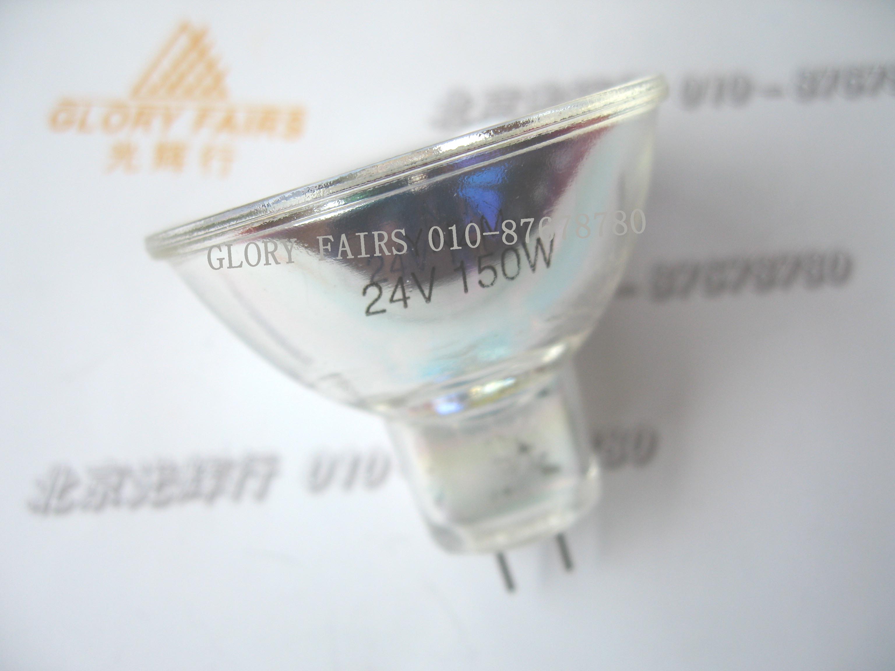 YNZM 24V 150W MR16 Halo Halogen bulb,endoscopic and microscope cold light source,24V150W projector lamp