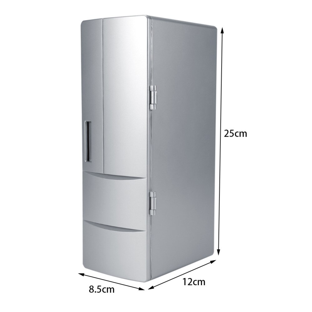 Refrigerator Mini Usb Fridge Freezer Cans Drink Beer Cooler Warmer Travel Refrigerator Icebox Car Office Use Portable