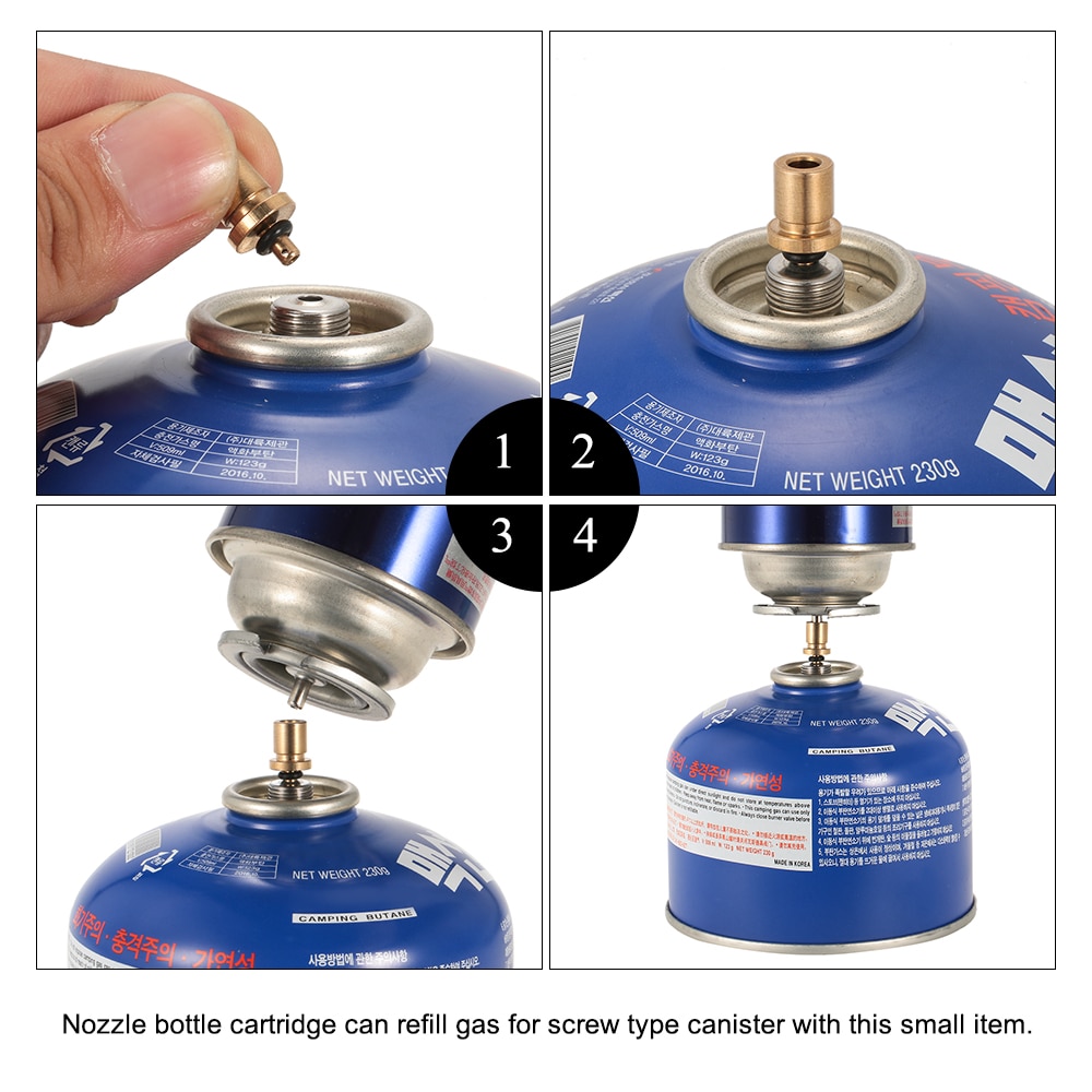 Gas Refill Adapter Camping Kachel Gas Cilinder Gas... Grandado