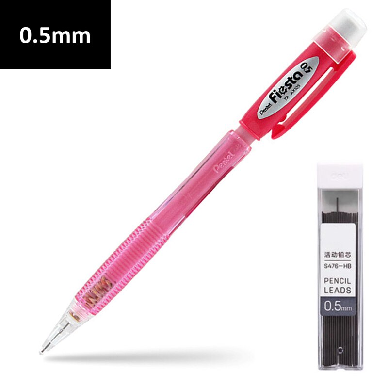 0.5mm Japanese Mechanical Automatic Pencil Stationery Store Office School Art Supplies Painting Sets For Artist`s Tools Material: RED