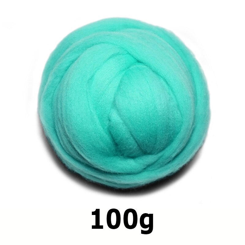 Trasporto libero di Lana fatti a mano Feltro per l' infeltrimento 50g Blu lago Perfetto in fa Feltro 19 #: 100g