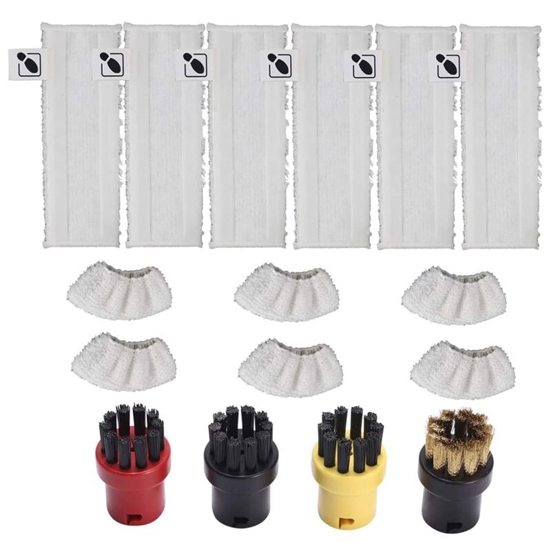 SPARES2GO Microvezel Doek Cover Pads compatibel met Karcher Easyfix SC1 SC2 SC3 SC4 SC5 Serie Stoomreiniger (Pack van 2 SPARES2GO Microvezel Doek Cover Pads compatibel met Karcher Easyfix SC1 SC2 SC3 SC4 SC5 Serie Stoomreiniger (Pack van 2