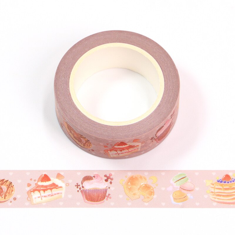 1Pc 15Mm * 10M Happy Easter Dag Roze Cake Decoratieve Washi Tape Scrapbooking Masking Tape Briefpapier kantoorbenodigdheden
