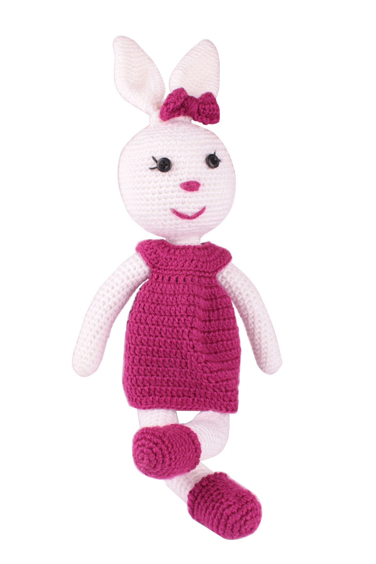 Amigurumi homemade rabbit rag doll toy baby toy hand-knitted pretty rabbit