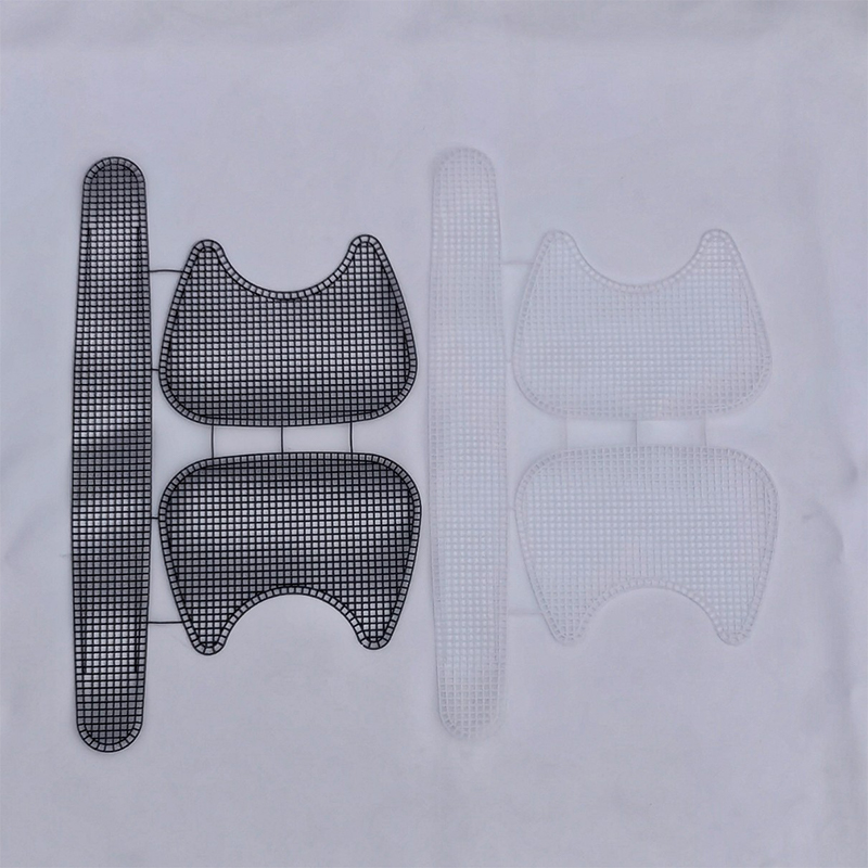 Diy Hoefijzer Draagtas Schouder Handtassen Mesh Breien Voering Weven Plastic Gaas Vel Fluwelen Hok Trim Tools Breien Helper