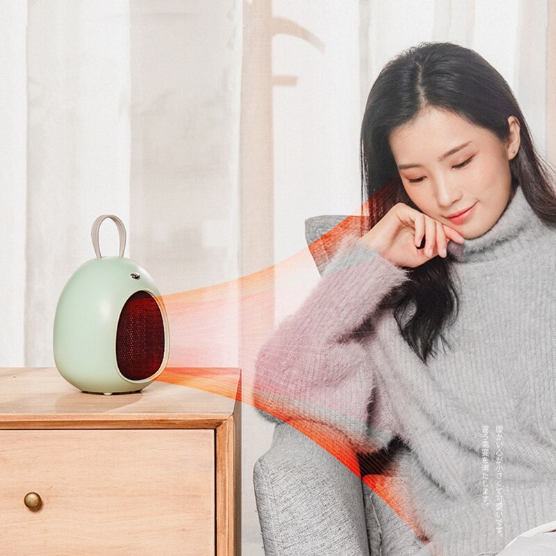 Mini-kachel elektrische kachel draagbare kachel handige kachel voor thuiskantoor ventilatorkachel kachel radiator - met amerikaanse stekker