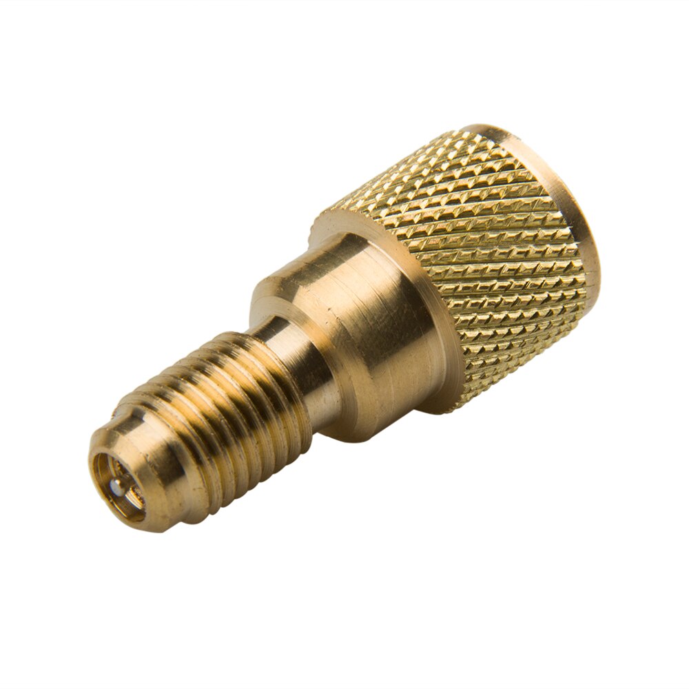 R134a Brass Can Tap Valve, AC DV-134 Refrigerant Tap Dispensing Valve 1/2" ACME Thread Adapter Opener Valve