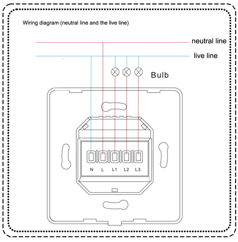 Wifi Smart Light Switch panel key switch Voice Control Tuya Wireless Wall Switches Remote with Alexa Google Home 1/2/3 Gang
