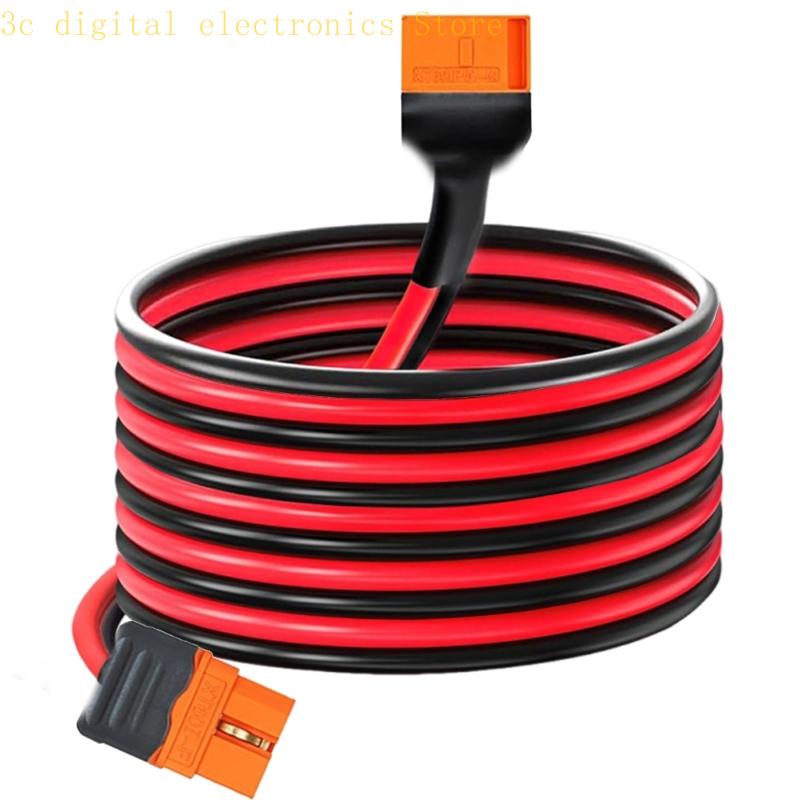 10ca XT60i Extension Cable Manne naar vrouwelijke connector -stroomoplossing voor externe: Sky Blue