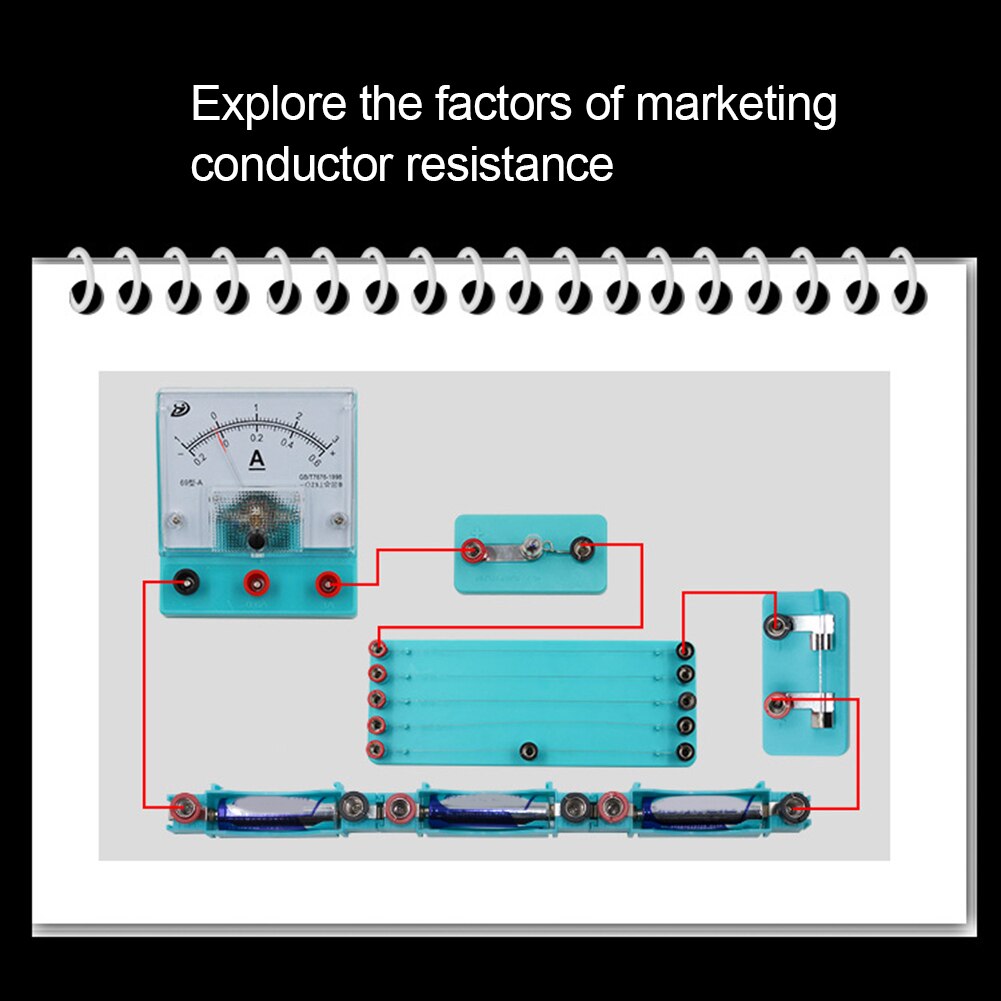 Physics Electricity Magnetism Physics xperiments Basic Circuit Experiment Kid Student Learning Tool физика Science Experiment
