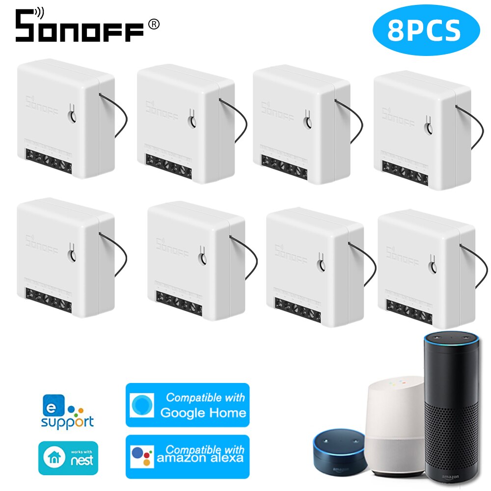 SONOFF Mini WIFI Schalter DIY Clever-Timer Modul 2 Weg Kontrolle Ewelink APP/LAN/Sprach Fernbedienung 10A Alexa google/Clever Heimat Automatisierung