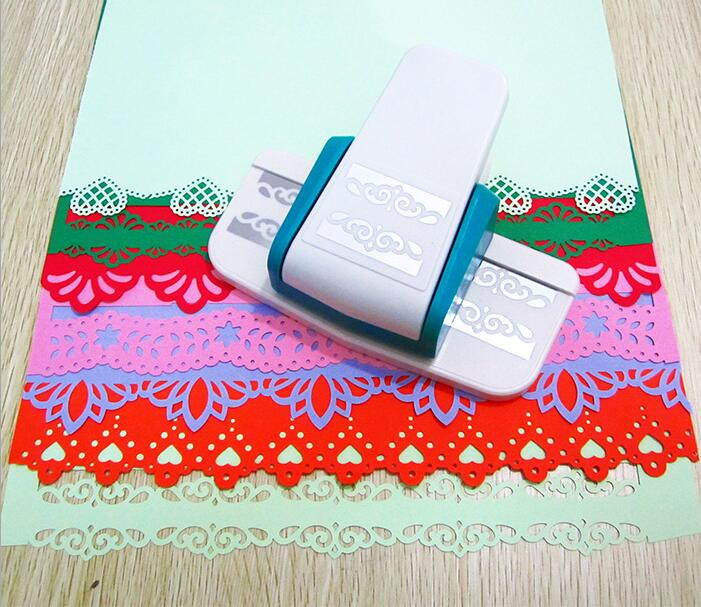 Perforadora de bordes para papel, dispositivo de espuma para estampar Bordes de álbum de recortes, cortador de papel artesanal hecho a mano, , novedad
