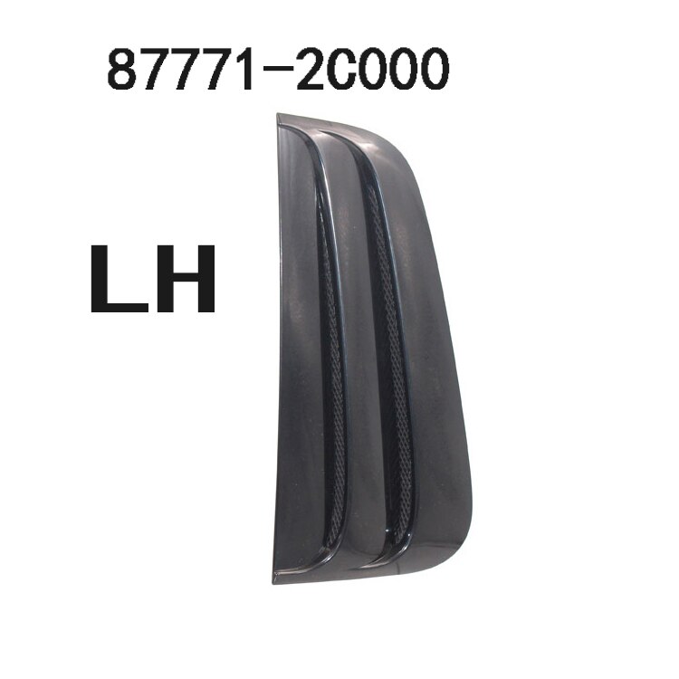 Oem 877712 c 000 87772 c 000 lokasuojan koristelisäsarja lokasuojan lista hyundai tiburon coupé 2003 2004:een: Lh