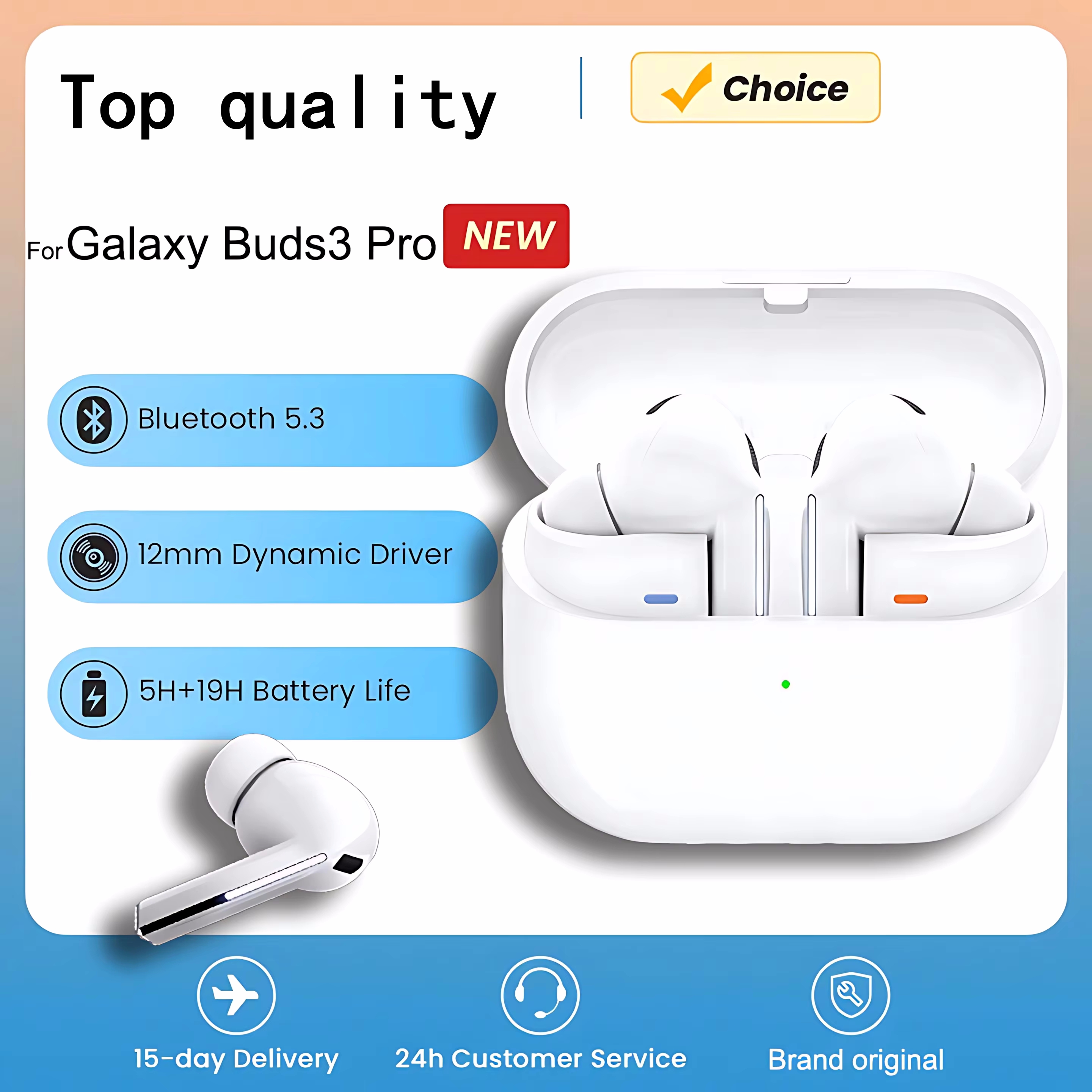 För galaxy buds 3 pro brusreducerande trådlösa hörlurar brusreducerande i-örat immersivt hifi-ljudheadset för android iphone