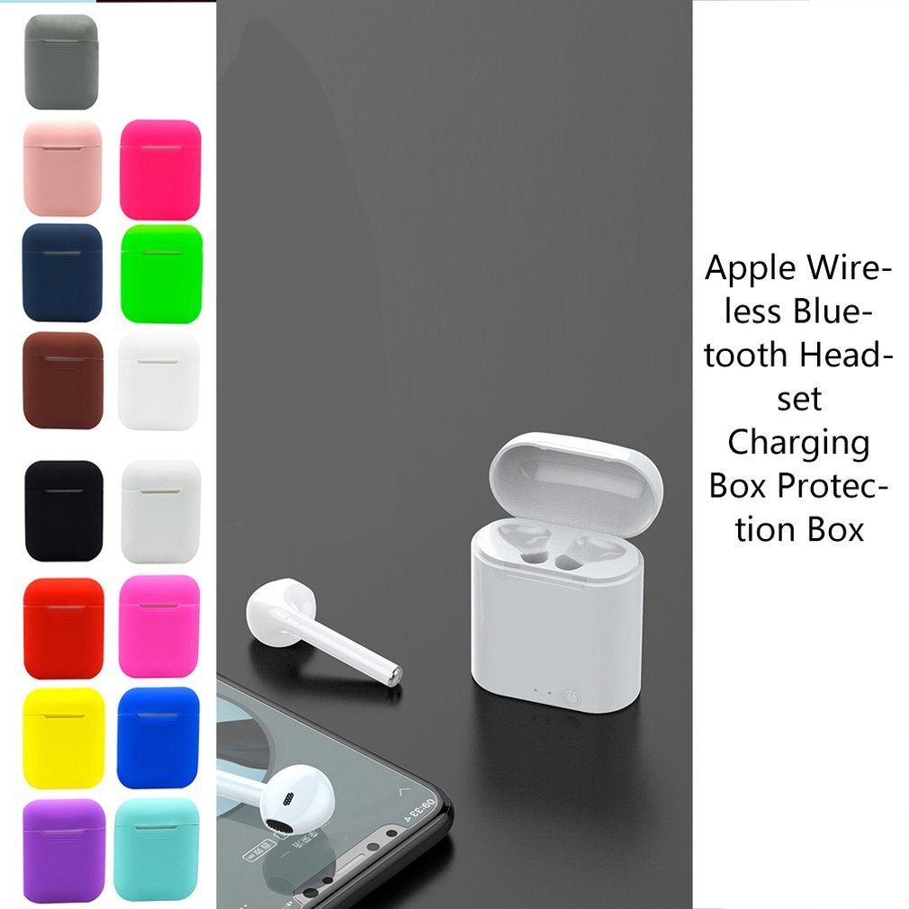 TPU Soft Silicone Case For Apple Airpods Shockproof Cover For Apple AirPods Earphone Cases Ultra Thin Air Pods Protector Case
