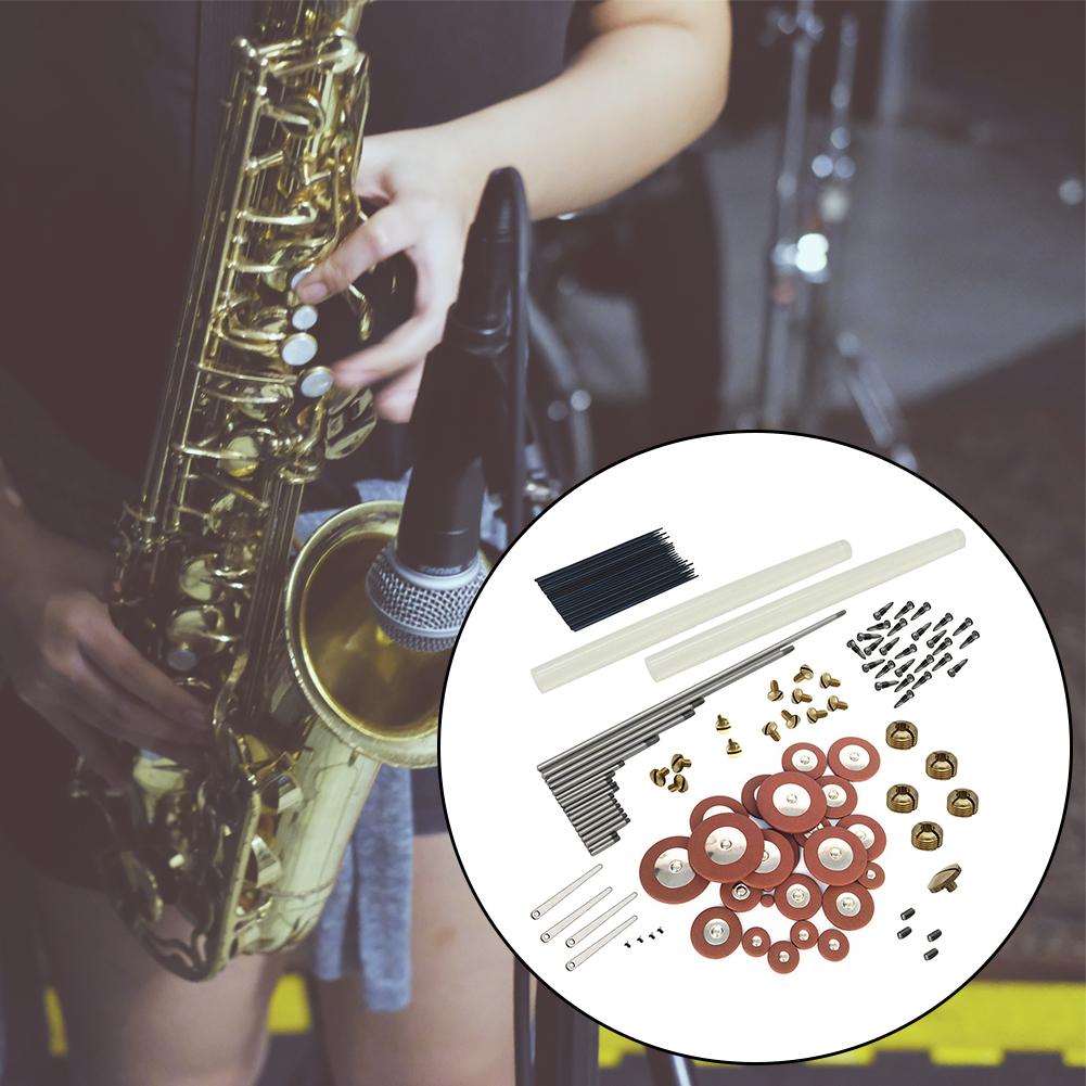 kit di manutenzione per sassofono contralto strumento a fiato per Sax impostato di strumenti di riparazione fai-da-te accessori per attrezzature musicali attacco