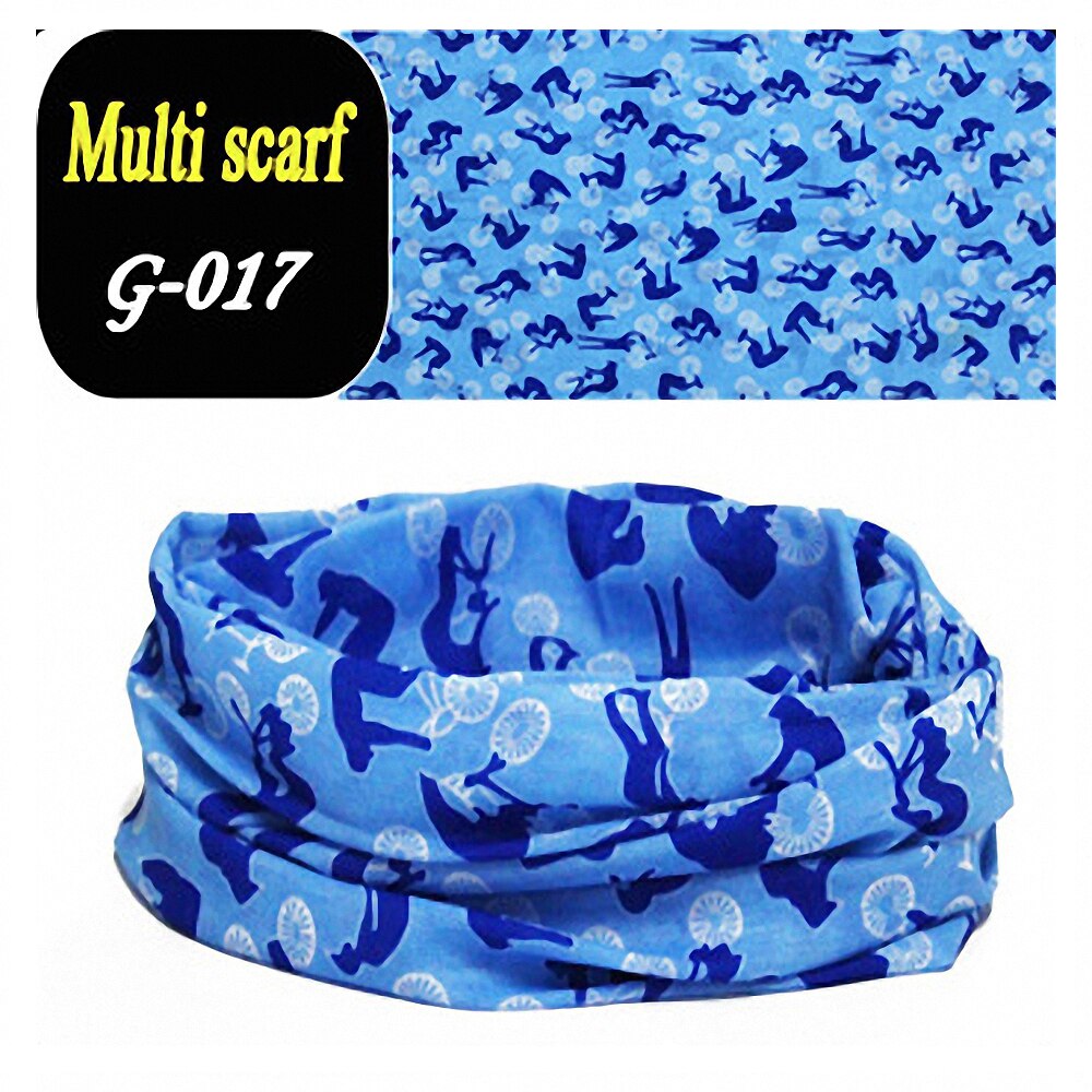 Men and Women Face Neck Turban Magic Tube Scarf Bib Headdress Gaiter Tube Bandana Sunshade Collar Outdoor Sports Accessories: G017