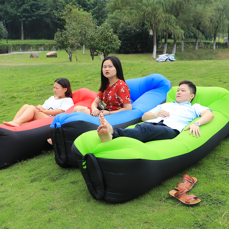 Inflatable Sleeping Bag Lazy Sofa Beach Bed inflatable Couch Travel Sleeping Bag Inflatable Pillow Lounge