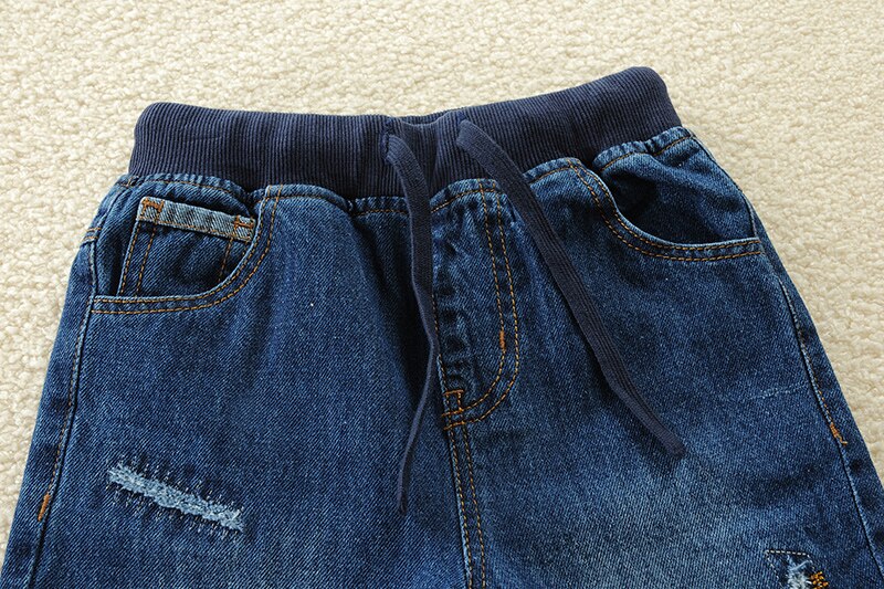 Elastico in Vita Pantaloni Jeans Per I Ragazzi Denim Casual Pantaloni Dei Bambini Dei Pantaloni 3-14T del Ragazzo Dritto Pantaloni Da Cowboy Per Bambini pantaloni lunghi