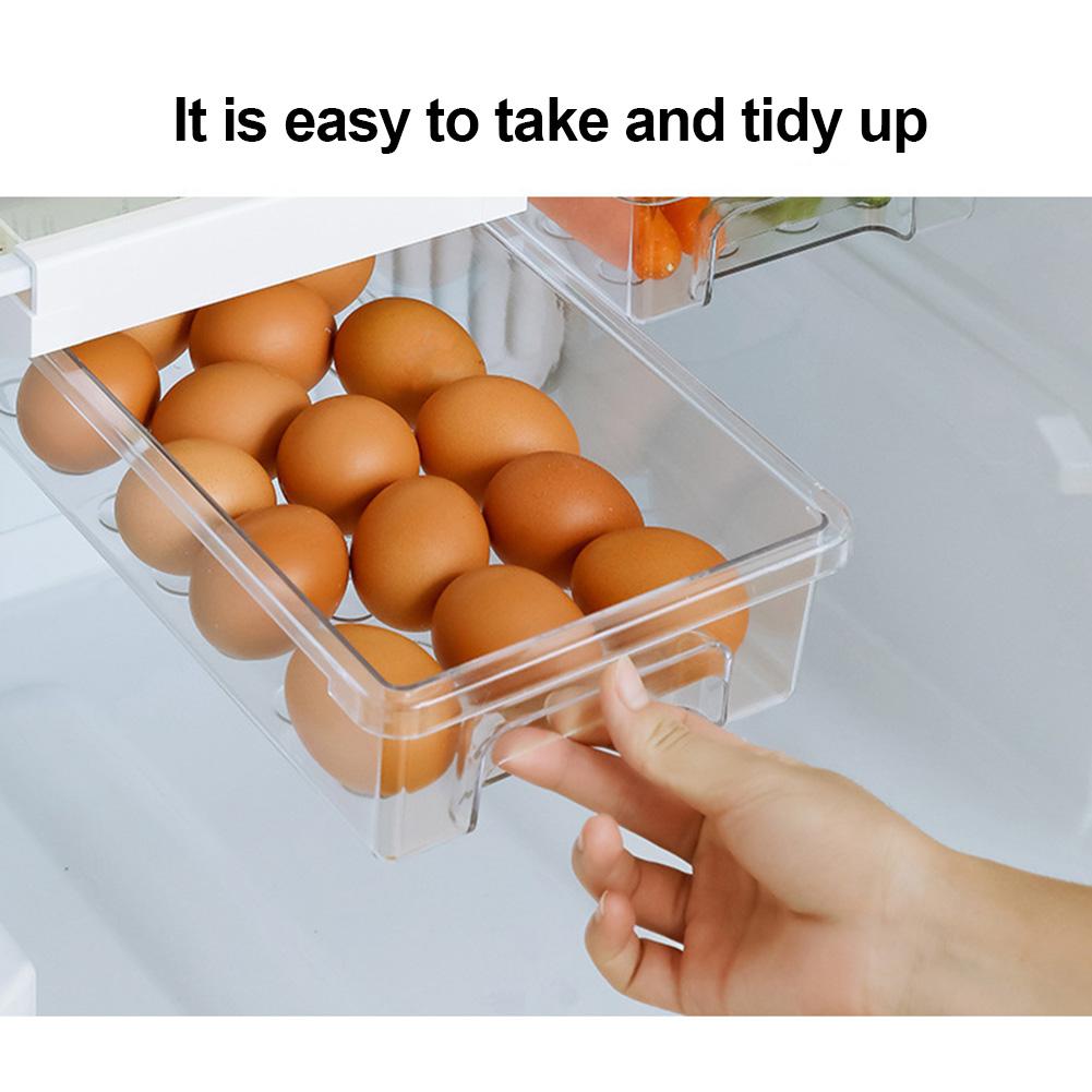 Eggs Tray Transparent Thicken Plastic Egg Storage Container 12/ 18 Grid Egg Holder For Home Refrigerator Kitchen Egg Storage Box: H