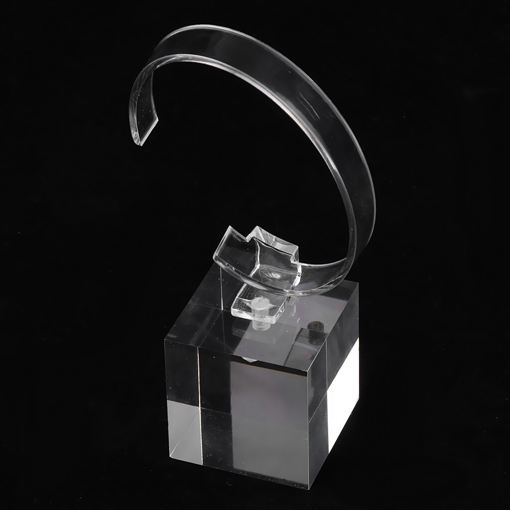 Akryl klocka display monter monter armband display hållare 4cm, 6cm, 8cm: 4cm transparent