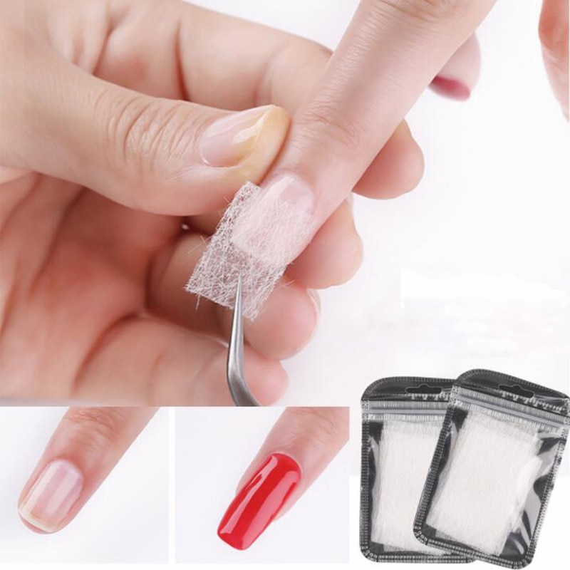 Glasvezel Voor Nagel Uitbreiding Niet-geweven Zijde Nail Form Wrap Building Uv Gel Acryl Tips Manicure Set Accessoires