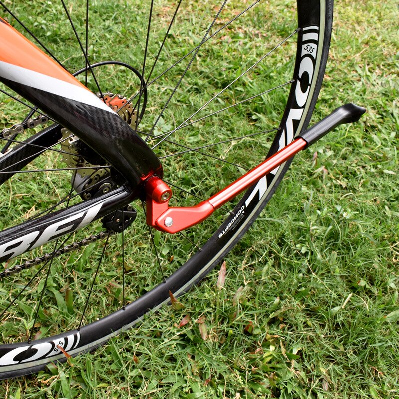 Adjustable Quick Release Aluminum Alloy Bicycle Kickstand for 26/27.5/29 Inches /700C Anti-slip Bike Stand Bike Kickstand
