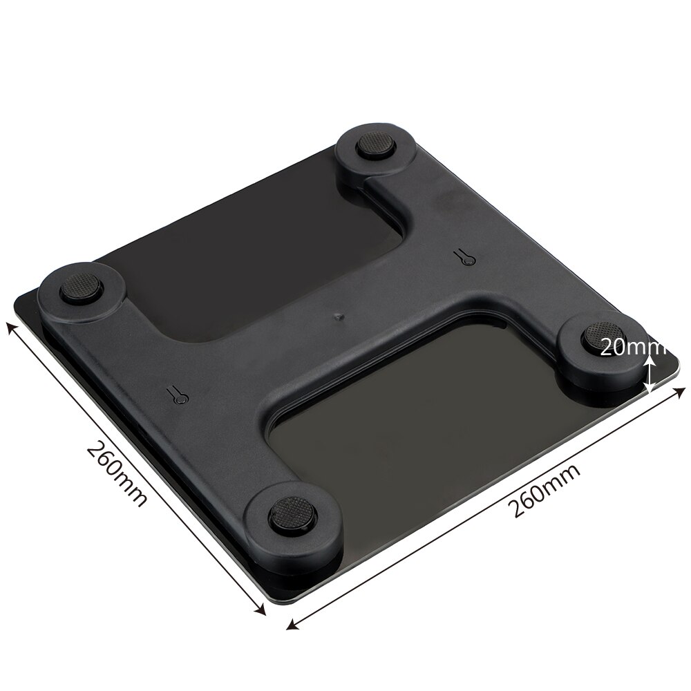 Household Floor Scales Weighing Scale LCD Screen Intelligent Bluetooth APP Android IOS Smart BMI Fat Body Weight Digital Scale