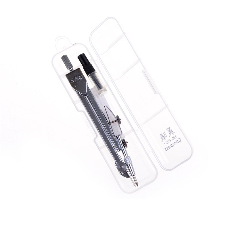 Compass Boxed Case Technical Precision Drawing Set School Protractor Technical Drawing