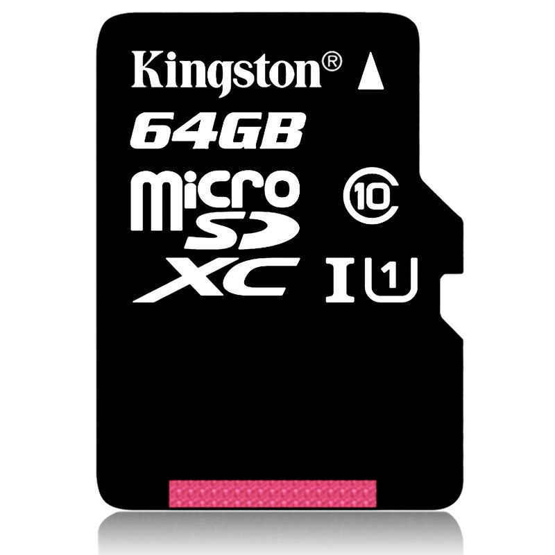 100% Original Kingston micro sd 128gb 64gb memory card 16 cartao de memoria sdhc 32gb class 10 cartes with Adapter: K-TF-64G-C10