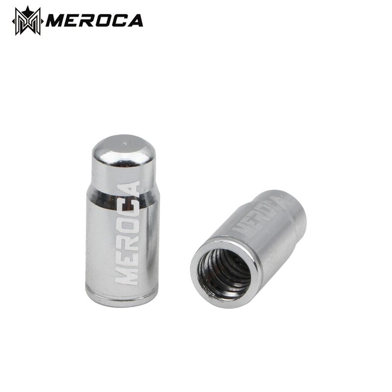 2 stuks meroca mountainbike band schrader/presta ventielen stofkap racefiets ventieldop stofdicht fietsaccessoires: Presta pet zilver
