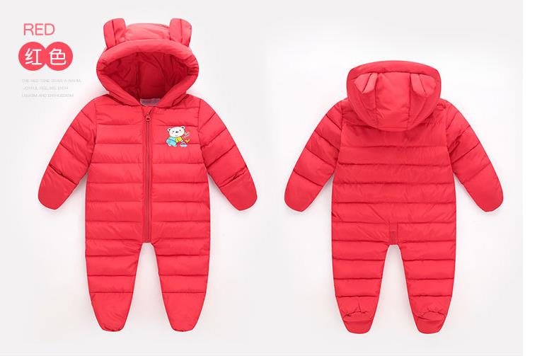 Vêtements d'escalade pour bébés | Veste rembourrée en coton,: Rouge / 9M