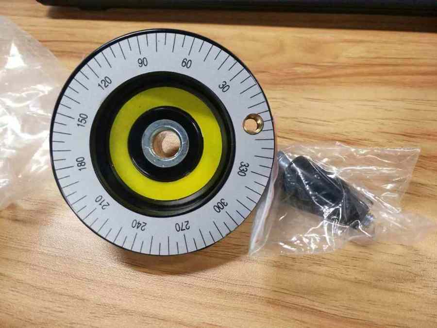 1 Pcs 80mm Scale Hand Rad Solide Hand Rad Skala Handrad Maschinen Mithelfer