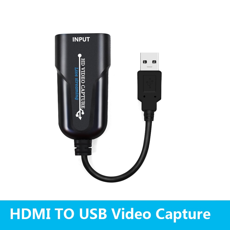 Hdmi til usb video catpure kort usb  hd 1- vejs videokort konverter adapter til windows xp / vista /7/8/10