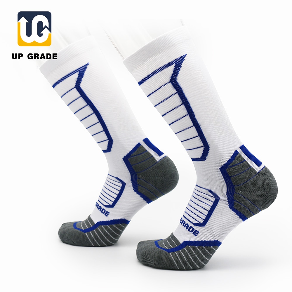 UG 1 paare/los Knie-Hohe Männer Dame Radfahren Reiten Socken Atmungsaktive draussen Sport Lauf Socken Camping Radfahren calcetines ciclismo