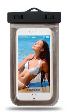 Waterdichte duiktas voor xiaomi  mi 5 6 7 8 9 10 a1 a2 a3 lite redmi 4a 5a 6a 7a 8a note 4 5 6 7 8 9 pro onderwatertas: Zwart