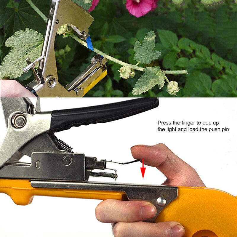 Plant Branch Hand Tying Binding Machine Flower Vegetable Garden Tape Tool Vine Branch Tape Machine Garden Stapler Stake Strap
